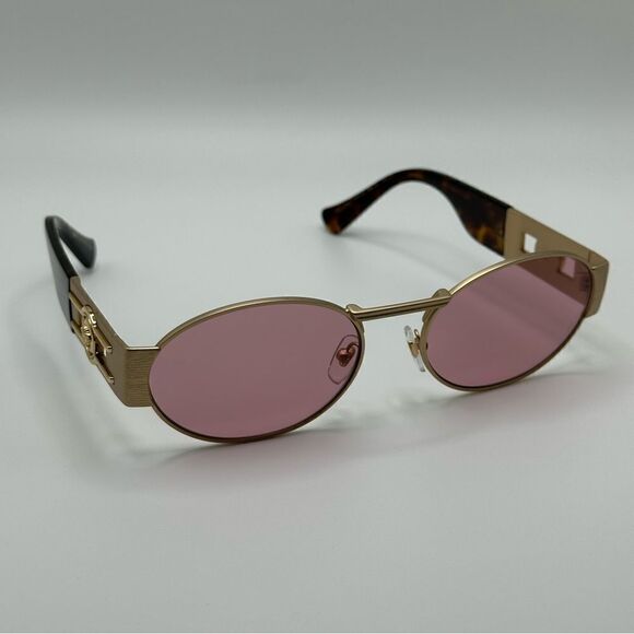 VERSACE Sunglasses VE2264 100284 Matte Gold Light Violet Unisex NEW main image 12